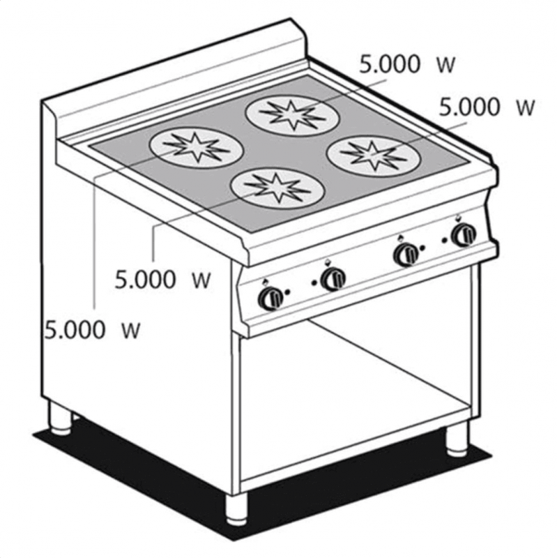 Professional electric cookers AFP / PCI-78ET