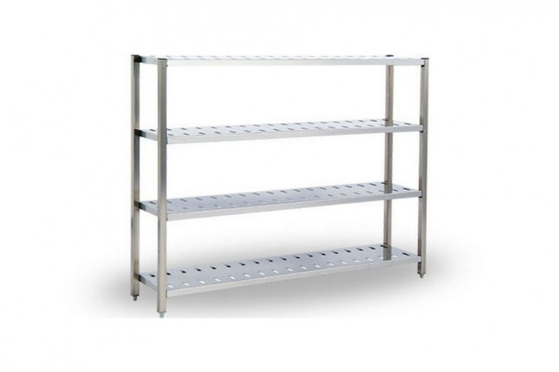 Stainless steel bolt shelf