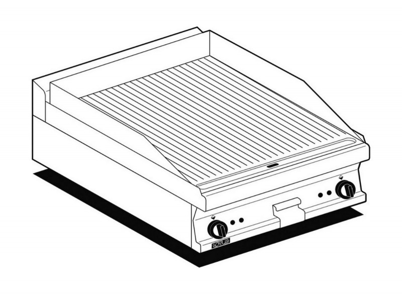 AFP / FTRT-66ET electric fry top with ribbed plate