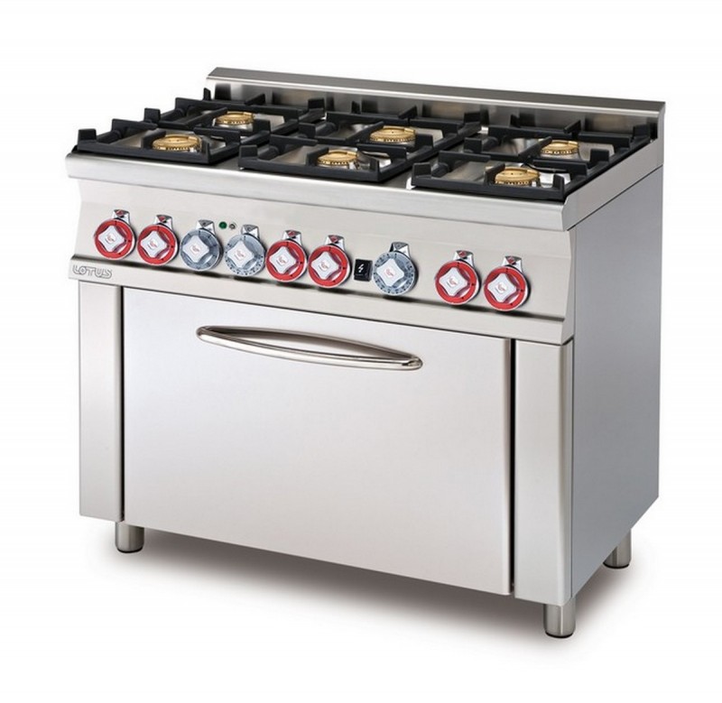 Commercial gas cooking range AFP / CF6-610GEM